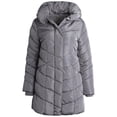 thumbnail image 2 of Chaqueta larga Steve Madden para mujer, talla grande, titanio, 2 of 7