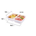 thumbnail image 2 of Ham and Cheese Slice Storage Container with Lid Plasutil | Preserves Freshness and Flavor of Cold Cuts | Reusable Food Storage Box Container BPA-Free, 2 of 4