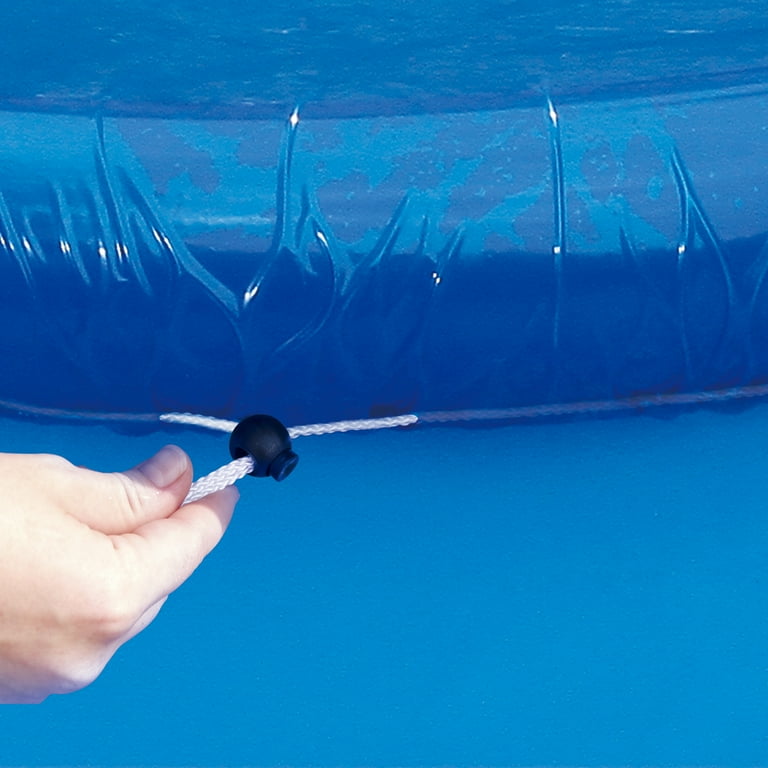 Summer Waves Above Ground Round Pool Cover Blue Adults Unisex