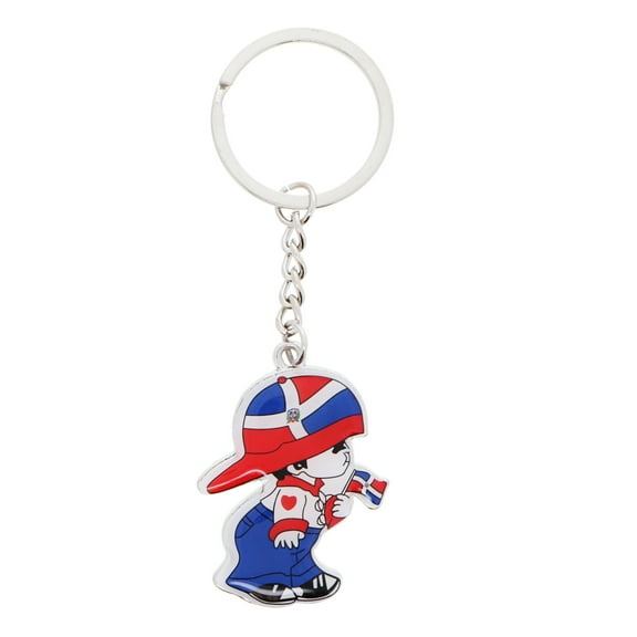 SandT Collection Dominican Republic Durable Metal Keychain