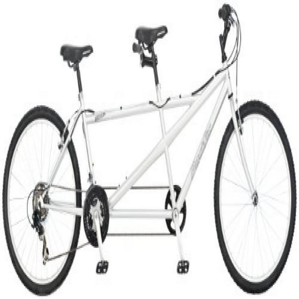 Pacific Dualie Tandem Bicycle (26Inch Wheels), Silver, 18Inch