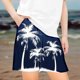 thumbnail image 2 of Odeerbi 5-14 Años Niños Niñas Pantalones Cortos de Estampado Tropical Hawaiano Pantalones de Baño En Seco Rápido Pantalones Cortos de Tabla de Playa Pantalones Cortos Deportivos, 2 of 5