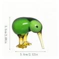 thumbnail image 2 of Hand Blown Glass Bird Figurine - Art Glass Ornament for Home Decor Collectible, 2 of 7