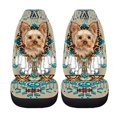 thumbnail image 5 of Xoenoiee Yorkshire Dog Dreamcatcher Pattern Universal Car Seat Cover Set Car Front & Rear Seat Covers Protector Split Bench Cover Pet Dog Seat Mats Car Accessories Gifts, 5 of 7