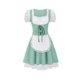 thumbnail image 3 of Disfraz Premium Disfraz bávaro Vestido de jardín de cerveza Disfraz elegante de Oktoberfest para mujer Kuymtek Verde T XL para Mujer, 3 of 9