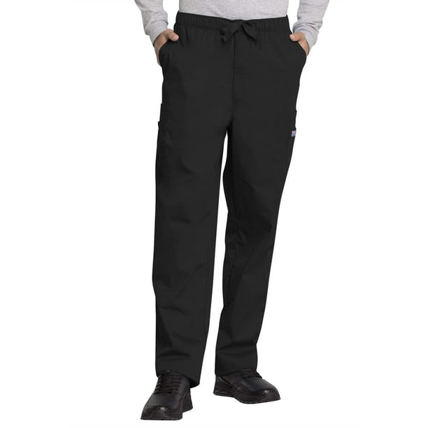 Pantalón Médico Cargo Originals para Hombre Grande y Alto Cherokee Negro XXX-Large