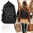 thumbnail image 2 of Bow Backpack, Ongmies Aesthetic Lightweight Daypack with Bow Rucksack Style, Large Capacity, 2 of 6