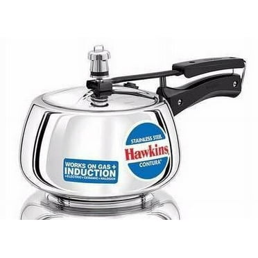 Hawkins Contura 3 L Stainless Steel Stovetop Induction Compatible Pressure Cooker