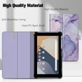 thumbnail image 5 of Fintie Case for Onn. 7" Tablet (2024 Model) - Premium PU Leather Folio Cover for 7-inch Tablet, Lilac Marble, 5 of 9