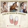 thumbnail image 7 of Lsque Rose Gold Glitter Pattern Womens Comfort Cotton on Scuff With Memory Foam and Anti-skid Sole Slipper-40/41, 7 of 7