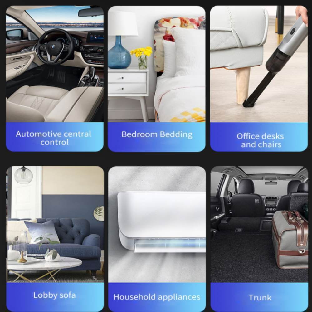 15000Pa Strong  Handheld Vacuum for Quick Cleaning,Protable Car Vacuum Cleaner,, Hand Held Vacuuming Cordless Rechargeable for Car Home and Office