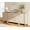 Light Oak, variant on WAMPAT 8 Drawers Dresser with 2 Cabinets for Bedroom, 3-in-1 Modern Wooden Chest of Drawers, 94" Wide, Beige Linen Printed Finish