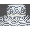 thumbnail image 3 of AA Importing Blue and White Circles Cylindrical Jar with Lid, 3 of 3