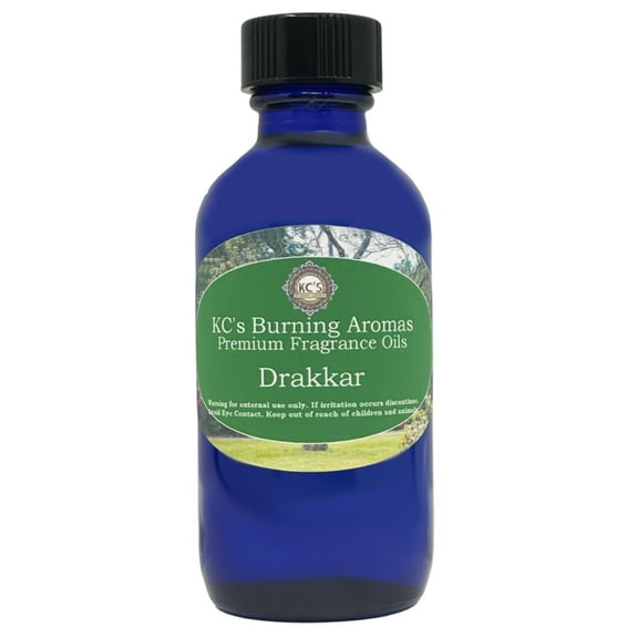 KC's Home Fragrances & Crystals Premium Fragrance Oil, Drakkar, 2 fl oz