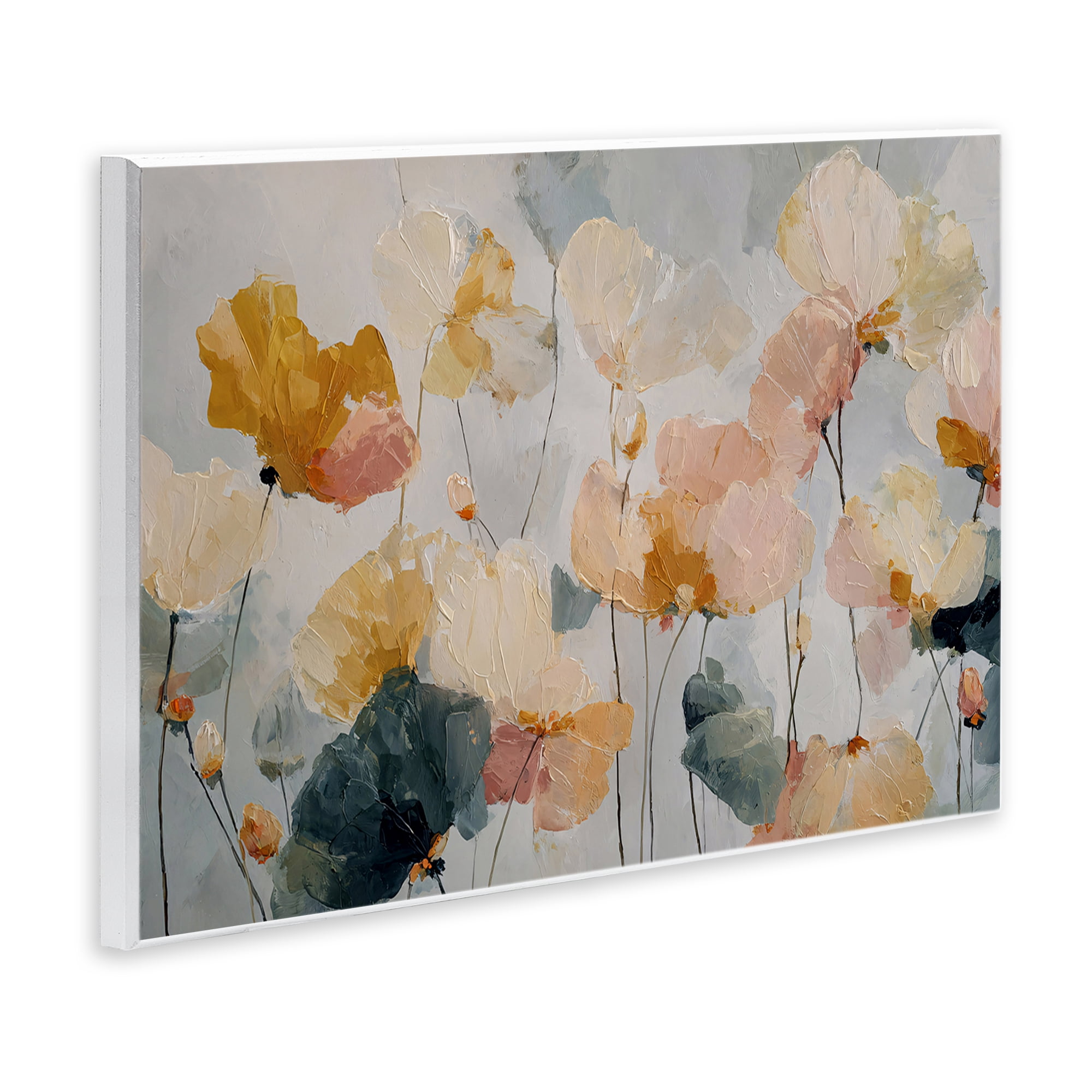 Stupell Industries Abstract Brushed Petals Wall Plaque Art, design by Jacky Ngan