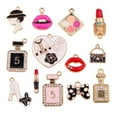 thumbnail image 1 of Christmas Decorations Pack Easter Decorations Bunny Ceramic Stain Glass Birds under 25 Gold Silver Bling Shoe Charms Shoe Decoration Charms For Women Assorted Gold, 1 of 3