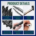 thumbnail image 3 of Extendable Back Scratcher for Men & Women - START MAKERS Telescopic Backscratchers with 5 Replaceable Head for Christmas Gift,New Year Gifts, Valentine's Day Gifts, 3 of 6