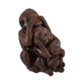 thumbnail image 2 of Pas de Singe Maléfique Statue Sculptée en Faux Bois, 2 of 3
