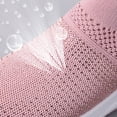 thumbnail image 5 of Fesfesfes All-Season Teen Girls Shoes Loose Comfy Knitted Shoes Anti-Slip Sole Casual Mesh Breathable Women's Sports Mesh Thick Bottom Shoes US:6.5(38), 5 of 9