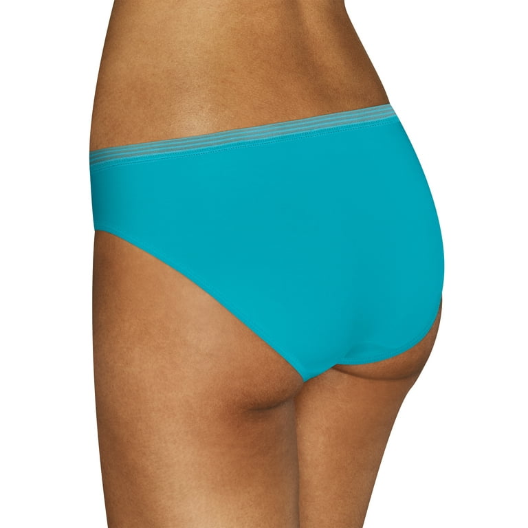 Hanes Women's Signature Microfiber Bikini Underwear, 6-Pack