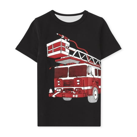 

Fengyings Clearance Toddler Baby Girls Boys Summer Tees Short Sleeve Cotton Cute Graphic T-Shirts Casual Tops