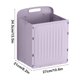 thumbnail image 2 of Caja de almacenamiento plegable montada en la pared | Cesta organizadora de armario | de plástico, multiusos, de gran capacidad, reutilizable | Para ropa, ropa de cama, juguetes | 34.5x27x21cm |, 2 of 5