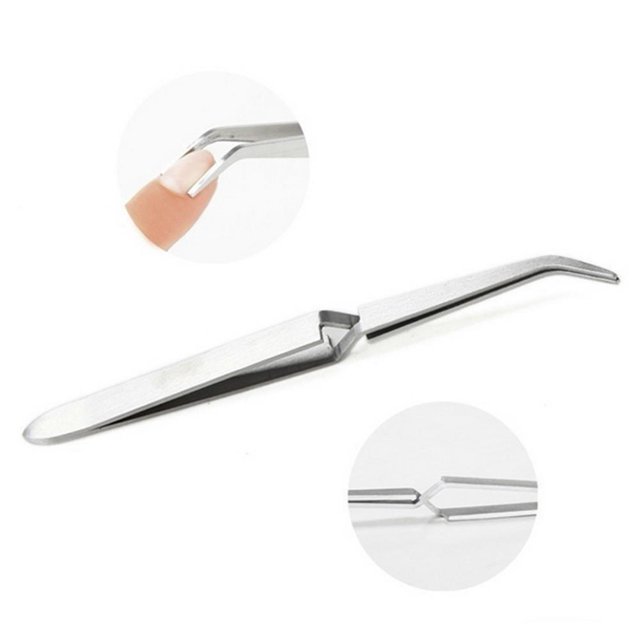 Pinzas para dar forma al arte de uñas de acero inoxidable, 1 unidad, para herramienta de manicura de Gel UV Sywqhk Cuidado Belleza