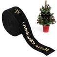 thumbnail image 2 of Christmas Velvet Wired Edge Ribbon,0.98 Inch Wide Xmas Ribbon,Craft Supply for Tree Decor Gift Wrapping Wreath Garland Bow Making,Indoor Outdoor Farmhouse Xmas Holiday Decor, 2 of 4