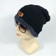 thumbnail image 3 of Gorro de invierno unisex NQ con bufanda de terciopelo cálida para el cuello, 3 of 3
