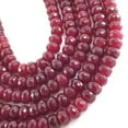 thumbnail image 4 of K-KED Red Jade Faceted Rondelle Loose Bead 15" strand 4mm 6mm 8mm 10mm Jewelry-2x4 mm, 4 of 9