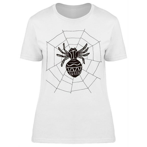 Spider With Pattern T-Shirt Women -Image by Shutterstock, Female XX-Large