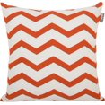 thumbnail image 3 of Accent Home Printed Cushion Covers Set of 4 - Decorative Square Throw Pillow Cover , Indoor & Outdoor Cotton Cushion Cases , Geometric Design Rust Pillowcases for Home Sofa - Bed - Couch 18 x 18 inch, 3 of 5