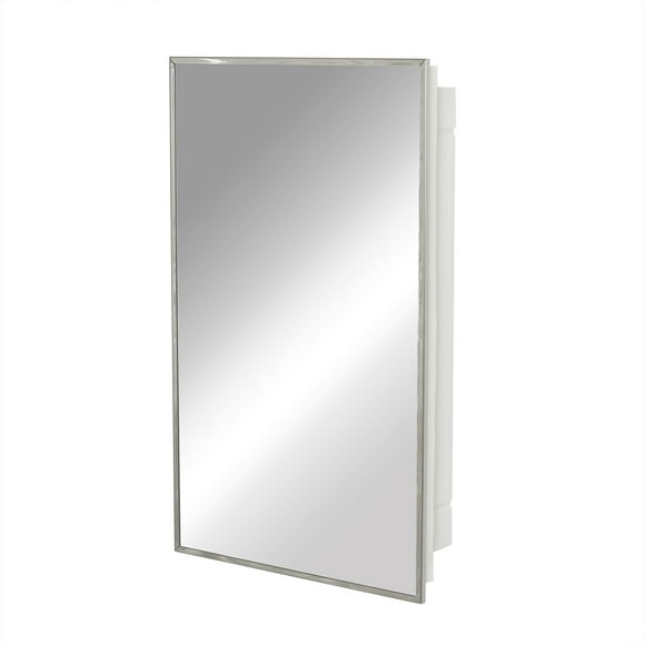 Zenith Produits 105, Armoire à Pharmacie Encadrée en Acier Inoxydable, 16 Po x 26 Po