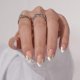 thumbnail image 1 of Press On Nails BtartBox, diseño navideño con forma de almendra, 1 of 6