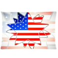 thumbnail image 1 of Funda de almohada ABPHQTO Diseño Bandera Americana 50x75 cm Estampado a dos Caras, 1 of 1