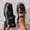Black, variant on Women Round Toe Mary Jane Platform Loafers Chunky Lug Block Heel Slip Resistant Oxford Shoes Cool Trendy Fall Casual Footwear for Campus, Street Shopping Brown 9.5(43)