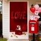thumbnail image 3 of Decoraciones para San Valentín, adornos para San Valentín, regalos para San Valentín. 35 x 72 pulgadas. Cortina para puerta de San Valentín. Decoración para puerta y pared de San Valentín. Decoración, 3 of 5