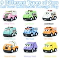 thumbnail image 2 of Bemico 9 Pack Pull Back City Cars and Trucks Toys for Kids Toddler 1–5-Year-Old, Mini Friction Powered Vehicle Baby Boys Girls Die-Cast Cars Toys Play Set, 2 of 10