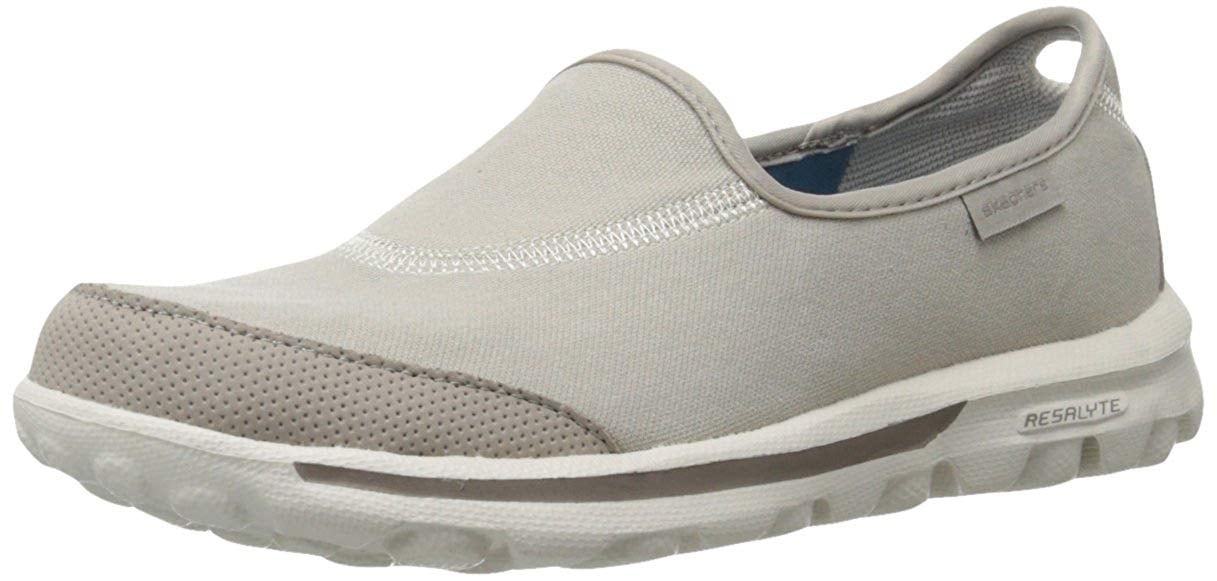 skechers slip on womens walking shoes