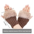 thumbnail image 2 of 1 Pair Fashionable Hands Protection Autumn Winter Girls Gloves, 2 of 5