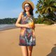 thumbnail image 3 of Balery Starry Sky Cute Horse Vestidos de verano para mujer con estampado: vestido holgado sin mangas, vestido playero informal y cómodo para días calurosos., 3 of 7