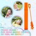 thumbnail image 5 of PRESS AND GO 120 Pcs Mini Bubble Wands in 6 Colors, Themed Birthday, Christmas, New Year, Valentine, Carnival, 5 of 7