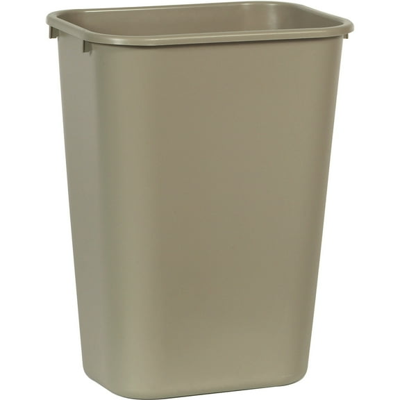 Rubbermaid Commercial Deskside Wastebasket - 10.25 Gal Capacity - Rectangular - Dent Resistant, Rust Resistant, Chip Resistant, Durable, Easy To Clean - 20" Height X 11" Width X 15.3" Depth - Plastic