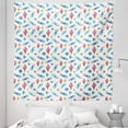thumbnail image 1 of Gecko Tapestry, Watercolor Effect Lizards Cactuses Succulent Plants and Reptiles Pattern Colorful, Fabric Wall Hanging Decor for Bedroom Living Room Dorm, 5 Sizes, Multicolor, by Ambesonne, 1 of 1