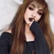 thumbnail image 5 of Xihbxyly oferta del dia Peluca larga y recta en flequillo para mujer, peluca sintética natural, varios colores disponibles, peluca suave para uso diario, fiestas y cosplay, 5 of 7