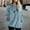 Light Blue, variant on FDGIU Women's 2025 Oversized Hoodies - Fleece Lined Long Sleeve Sweatshirts with Pockets, Warm Winter Pullover for Fall Outfits