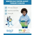 thumbnail image 3 of Bluey Bingo Zip Up Winter Coat Puffer Jacket Toddler to Little Kid, 3 of 5