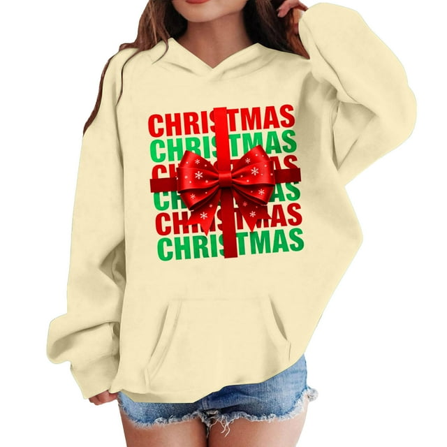 Sudadera con capucha para niñas y niños, sudadera de manga larga con cuello redondo y estampado de moda, jersey con bolsillo, sudadera de poliéster para niñas