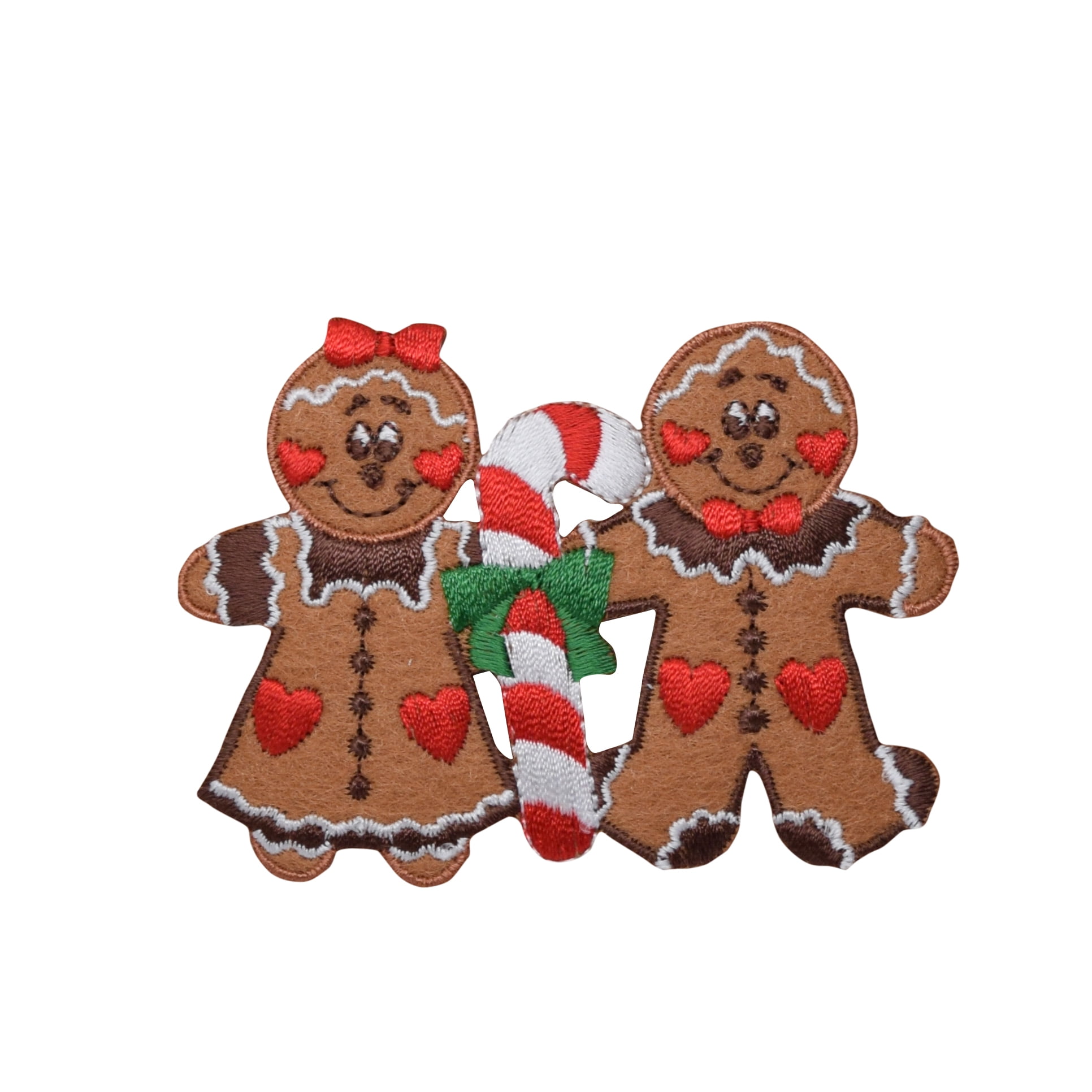 Iron on Applique//Embroidered Patch Christmas Cookie Gingerbread House