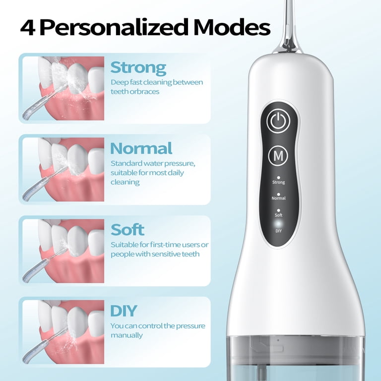 OasiSmile Water Flosser Cordless Rechargeable, 260ml photo 3